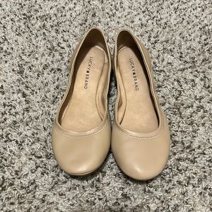 Lucky Brand Flats Nude Color only worn twice.